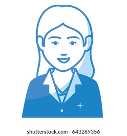 woman nurse avatar character