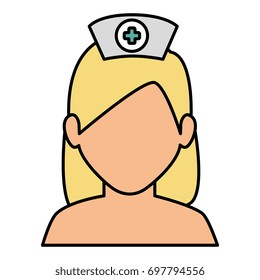 woman nurse avatar character
