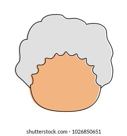 woman old avatar icon image
