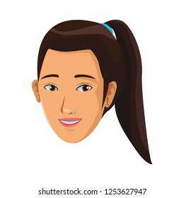 woman only face