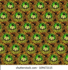 Woman ornamental pattern