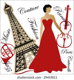 woman in Paris