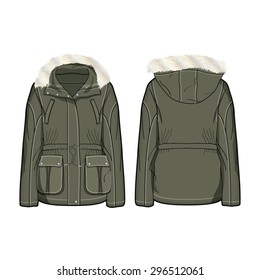 Woman Parka Jacket