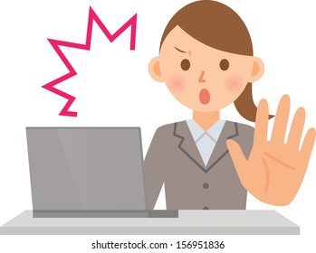 woman PC