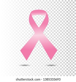 Woman pink ribbon icon.ribbon icon for web design isolated on white background.Breast cancer concept