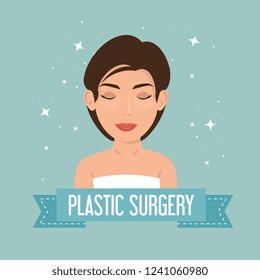 woman plastic surgery process