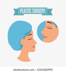 woman plastic surgery process