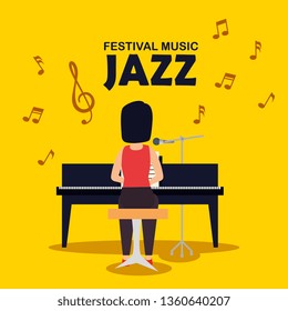 woman play piano instrument music