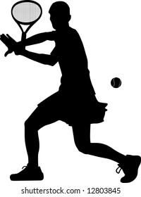 woman playing tennis