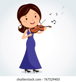 Woman playing violin
