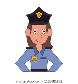 Woman police office