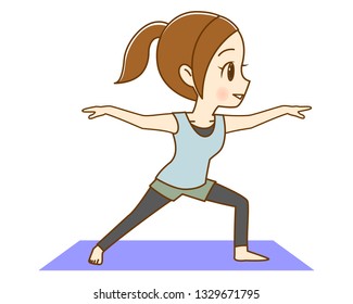 A woman posing yoga 03
