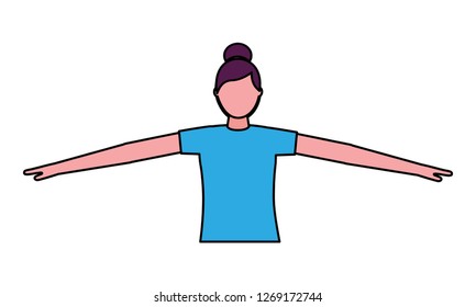 woman practicing yoga