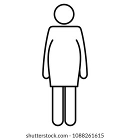 woman pregnancy figure silhouette