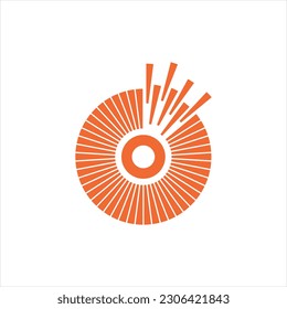woman pregnancy ovulation vector logo design