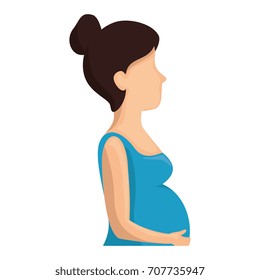 Woman Pregnant Avatar Character