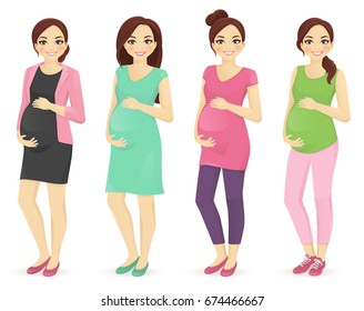 Woman pregnant clothes