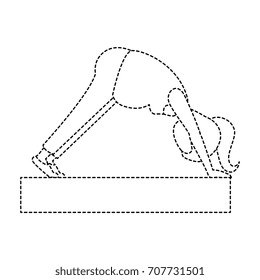 Woman pregnant doing prophylaxis exercises