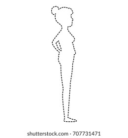 woman pregnant silhouette icon