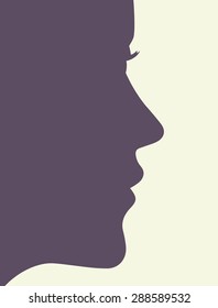 Woman profile