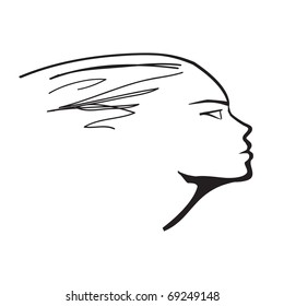Woman profile