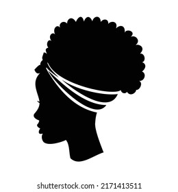 Woman Profile Silhouette Vector Graphics Stock Vector (Royalty Free ...