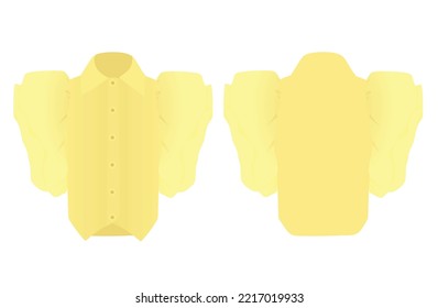 Woman puff shirt. vector illustration