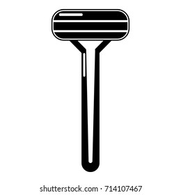 Woman razor icon . Simple illustration of woman razor vector icon for web design isolated on white background