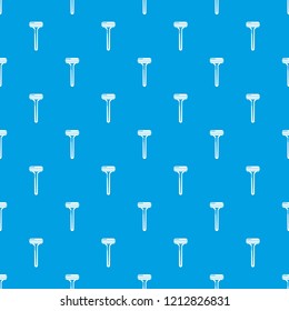 Woman razor pattern vector seamless blue repeat for any use
