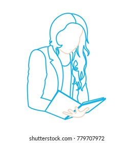 Woman reading design