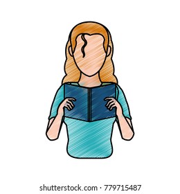 Woman reading design