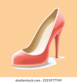 woman red shoes vector 2D legokjambe