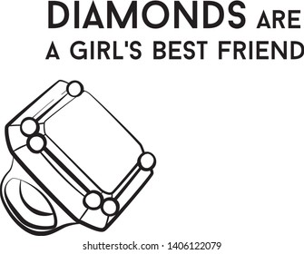 Woman ring - jewelry set Fashion vector illustration vector  object isolated necklace