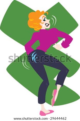 Download Woman Ripped Pants Stock Vector (Royalty Free) 29644462 ...