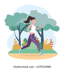 woman running sport activity training