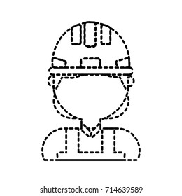 woman with safety helmet icon