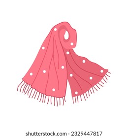 woman scarf women cartoon. happy girl, beauty young, portrait female woman scarf women sign. isolated symbol vector illustration