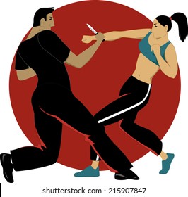 Self Defense Techniques Images Stock Photos Vectors Shutterstock