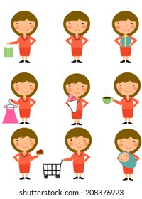 Woman set