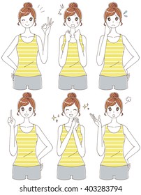 woman set