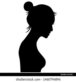 woman shilouette vector design simple 