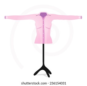woman shirt of business on torso