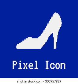 Woman shoe icon