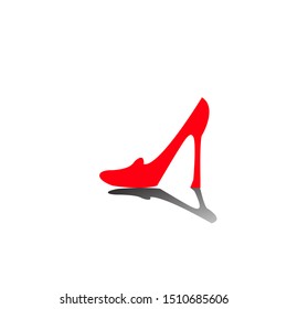 Woman shoe icon design. Vector illustration can be used for topics like fashion, woman, girl, glamour, shoe