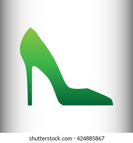 Woman shoe sign