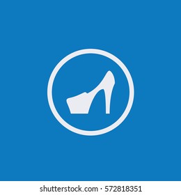 Woman shoes icon