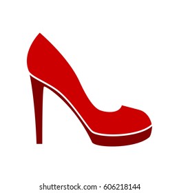 Woman shoes icon