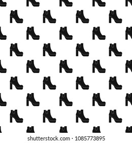 Woman shoes pattern vector seamless repeating for any web design