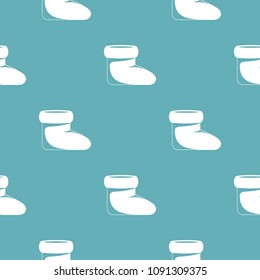 Woman shoes pattern vector seamless repeating for any web design