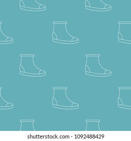 Woman shoes pattern vector seamless repeating for any web design